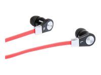 Media-Tech MAGICSOUND DS-2 MT3556 - Wired Headphones with Microphone - In-ear - Black Red