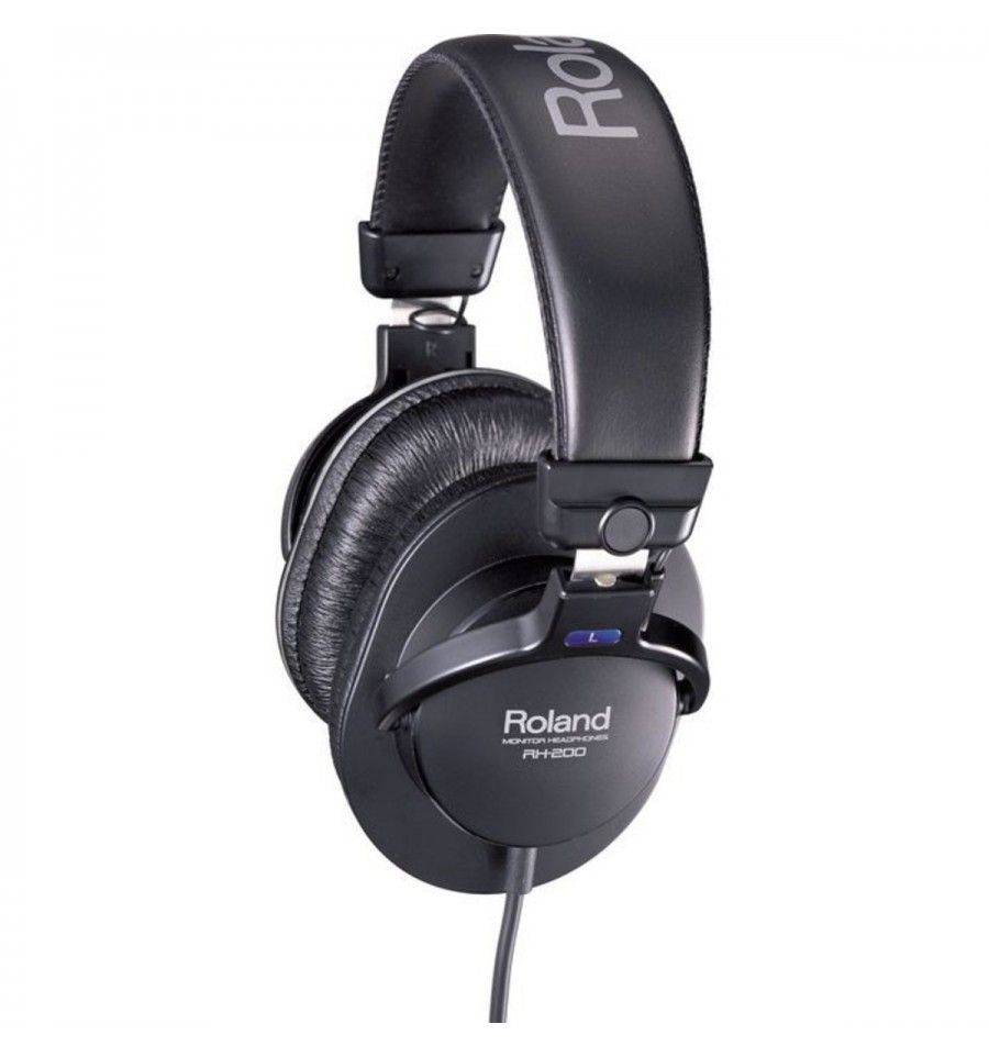 Roland RH-200 Stereo Monitoring Headphones - Black