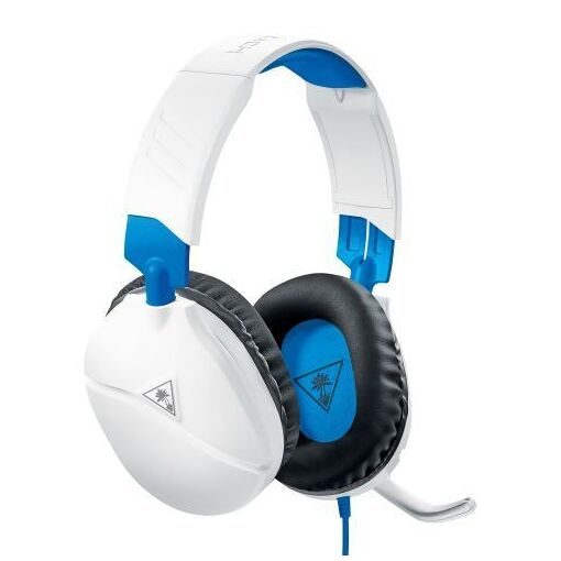 Turtle Beach RECON 70P - Auricular de juego para PS4 y PS5 - Blanco y Azul