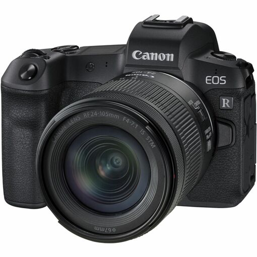 Canon EOS R - Cámara digital - Sin espejo - 30,3 MP - Full Frame - 4K/30 fps - Objetivo zoom óptico 4,3x RF 24-105 mm F4-7,1 IS STM - Wi-Fi, Bluetooth