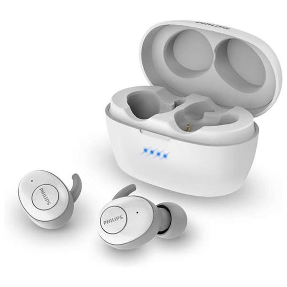 Philips UpBeat TAT3215 Truly Wireless Earbuds - White