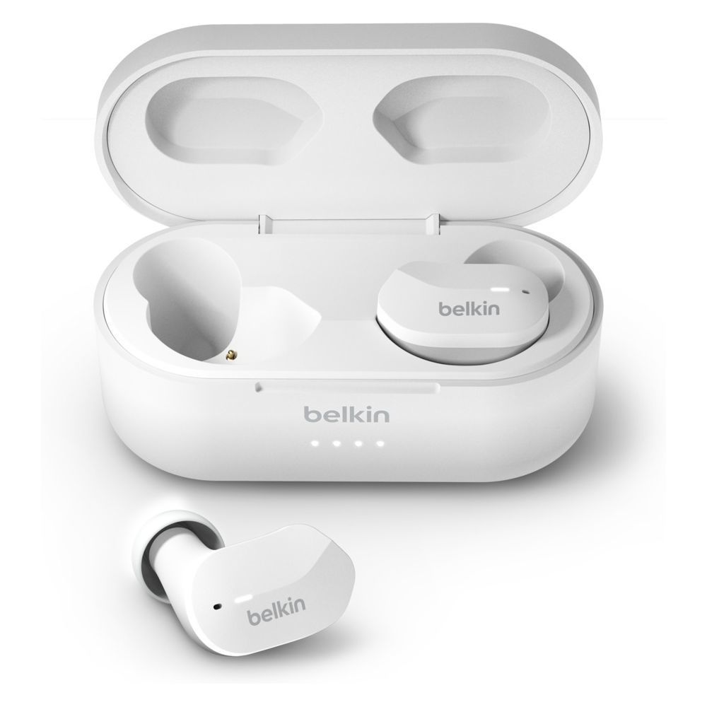 Belkin SoundForm - Écouteurs sans fil avec micro - Bluetooth - Blanc