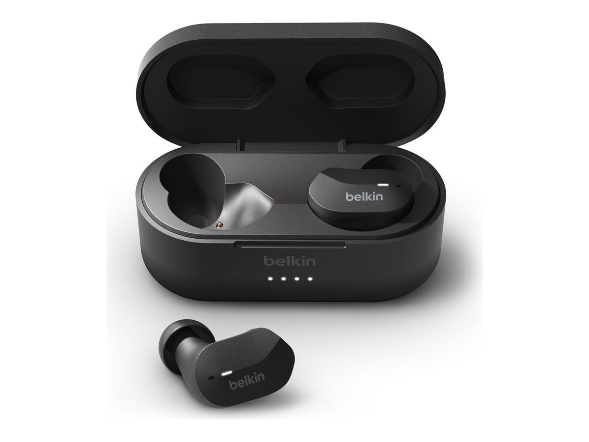 Belkin SoundForm - Écouteurs sans fil avec micro - Noir