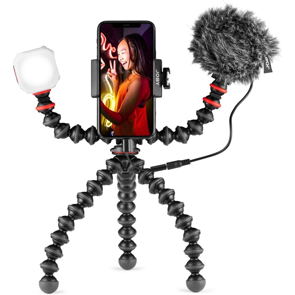 Joby GorillaPod 3-in-1 Vlogging Kit Tripod + Light + Microphone