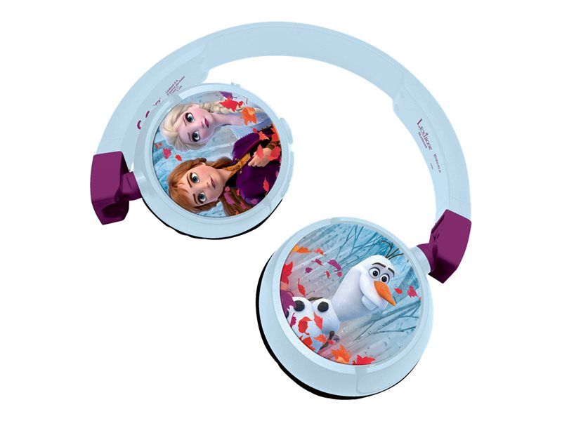 Casques audio sans fil Lexibook Disney Frozen Elsa Anna sur oreille avec jack 3,5 mm