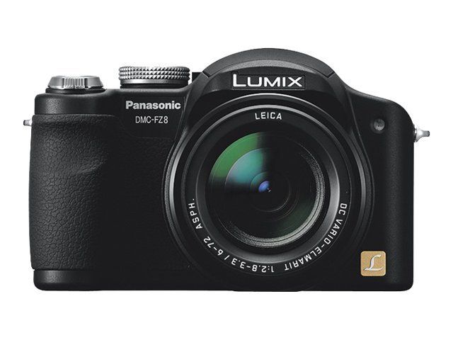 Panasonic Lumix DMC-FZ8EG Compact Camera - 7.2MP, 12x Optical Zoom, Leica Black
