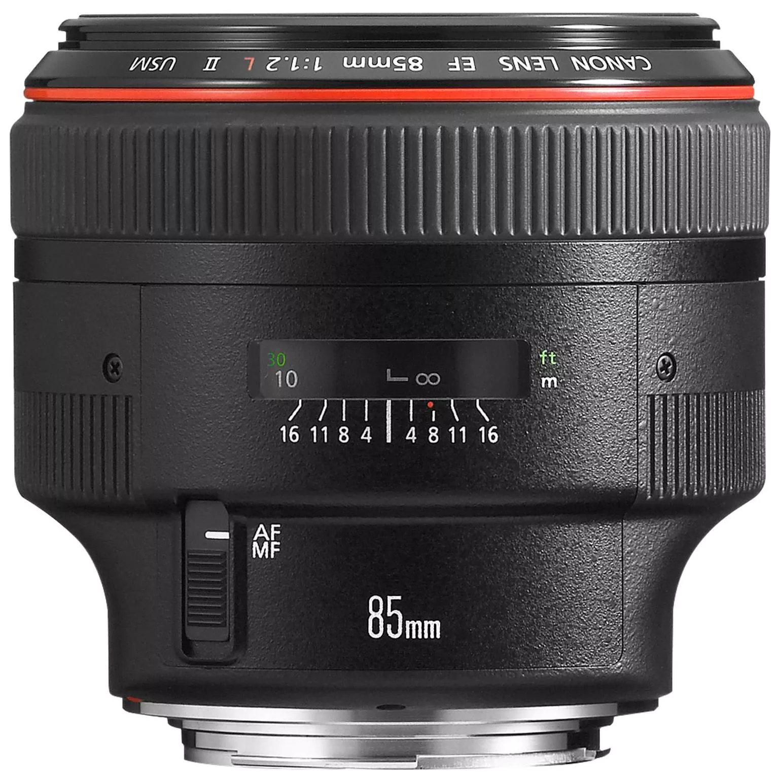 Lente Canon EF 85 mm f/1.2 L USM II Teleobjetivo Negro