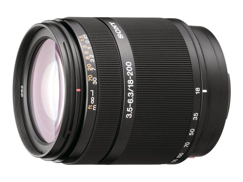 Sony SAL18200 Zoom Lens - 18-200mm f/3.5-6.3 DT A-mount - Compatible with Sony Handycam NEX-VG900 and DSLR, SLT Cameras