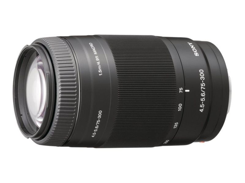 Sony SAL75300 Zoom Lens - 75-300mm f/4.5-5.6 - A-Type for Sony E-mount Cameras