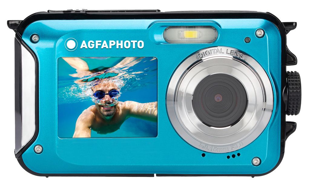 AGFA PHOTO WP8000 - Waterproof Digital Camera - 24MP - Blue