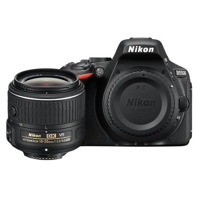 Nikon D5500 + AF-S DX 18-55mm VR II Nikkor F3.5-5.6 G Camera