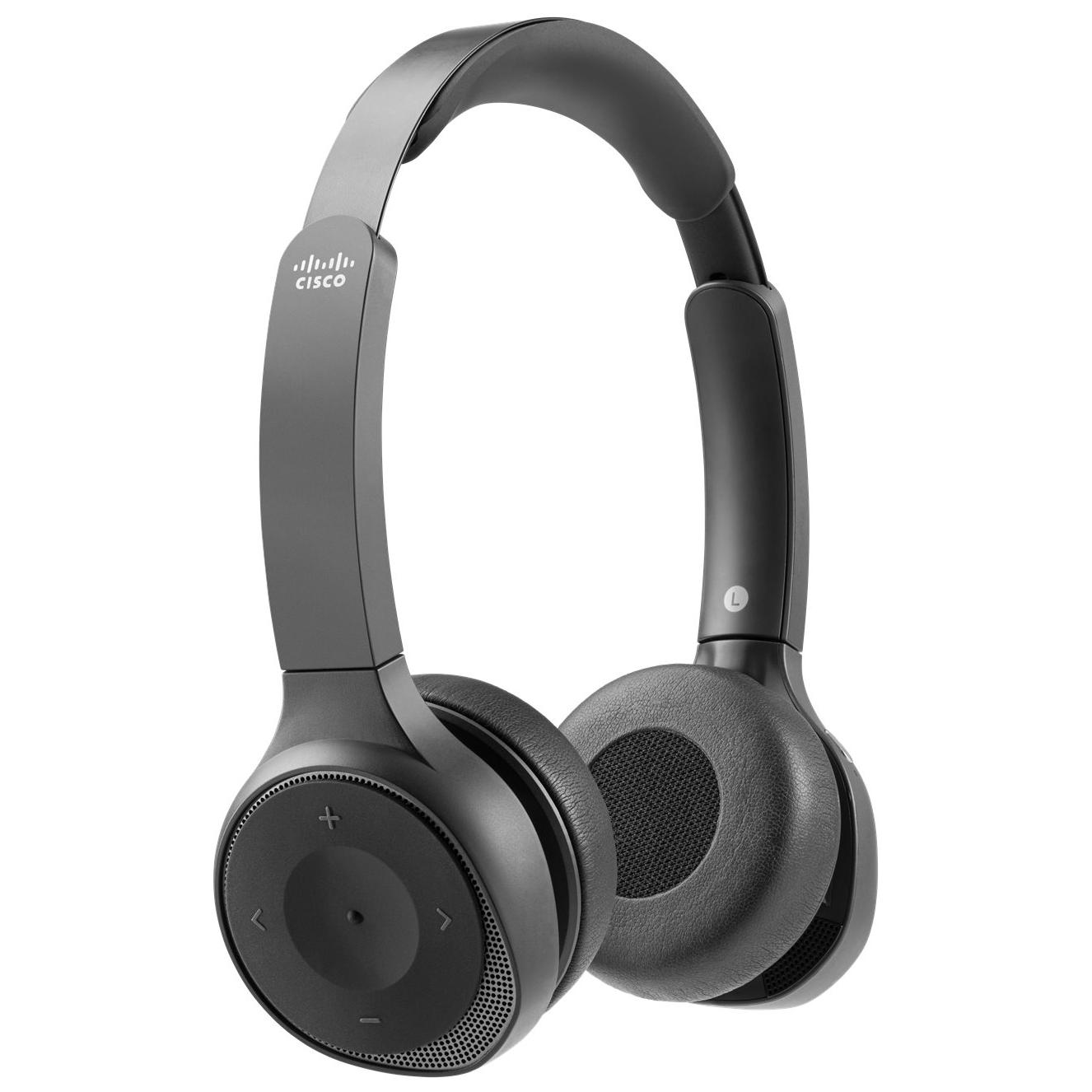 Auricular Cisco 730 - Auricular sobreorejal Bluetooth con cancelación activa de ruido - Negro carbón