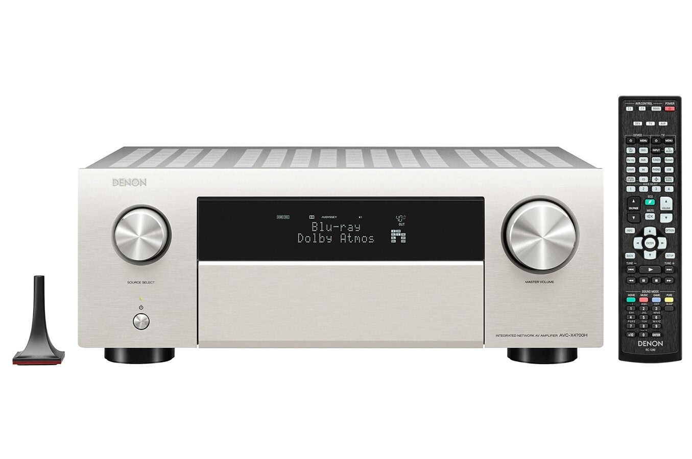 Denon 9.2 Channel AV Amplifier with Alexa Integration - Silver