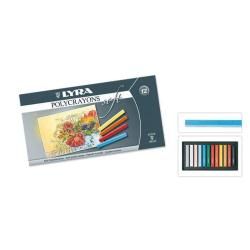 Crayones Lyra Soft - Paquete de 12 colores variados