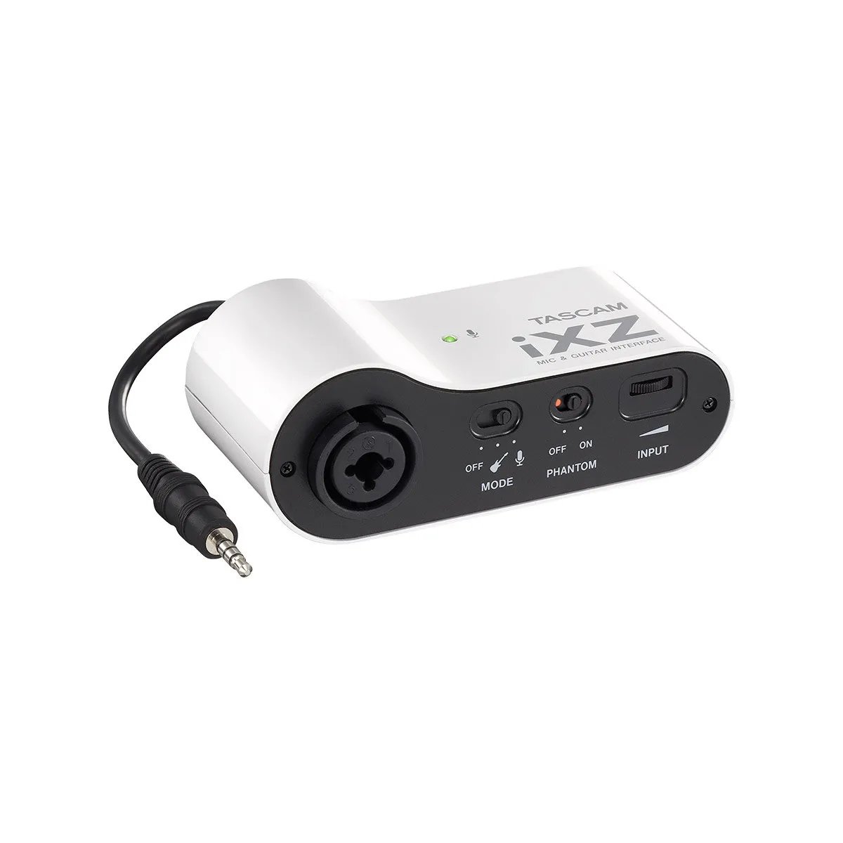 Tascam iXZ - iOS Audio Interface - Micro/Guitar - Phantom Power - Headphone Output