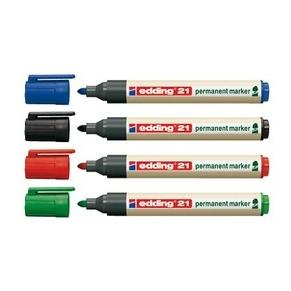 Edding EcoLine 21 Markers, 10-Pack, Black
