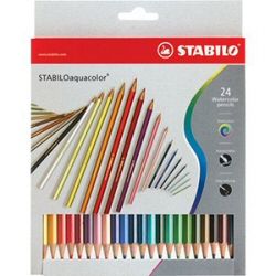 Stabilo Aquacolor Color Pencils, 2.8mm, 12-Pack