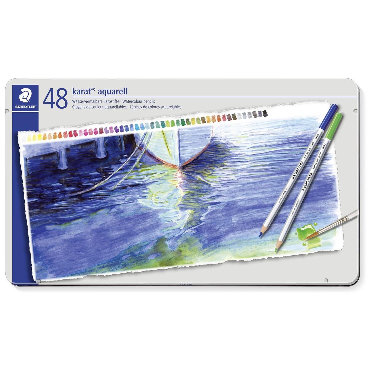Staedtler Aquarell Pencil Set, 48-Piece