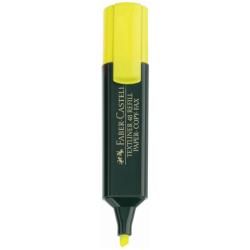 Faber-Castell Textliner 48 Refill - Highlighters - Fluorescent Yellow - Water-Based Ink - 1-2-5mm Tip