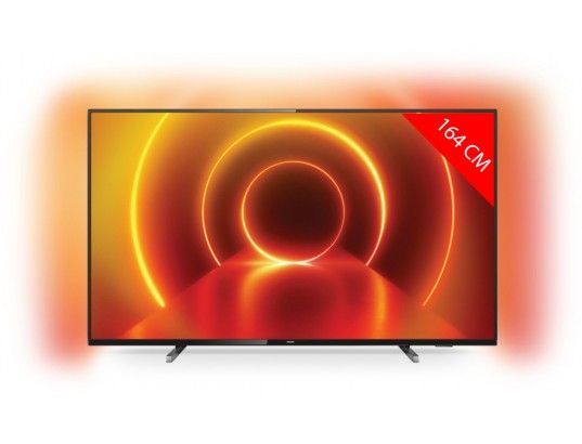 Philips 65-Inch 7800 Series LED Smart TV - 4K UHD (2160p) HDR - Gray