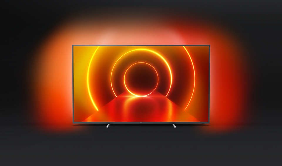 Philips 70-Inch 7800 Series LED Smart TV - 4K UHD (2160p) HDR - Gray