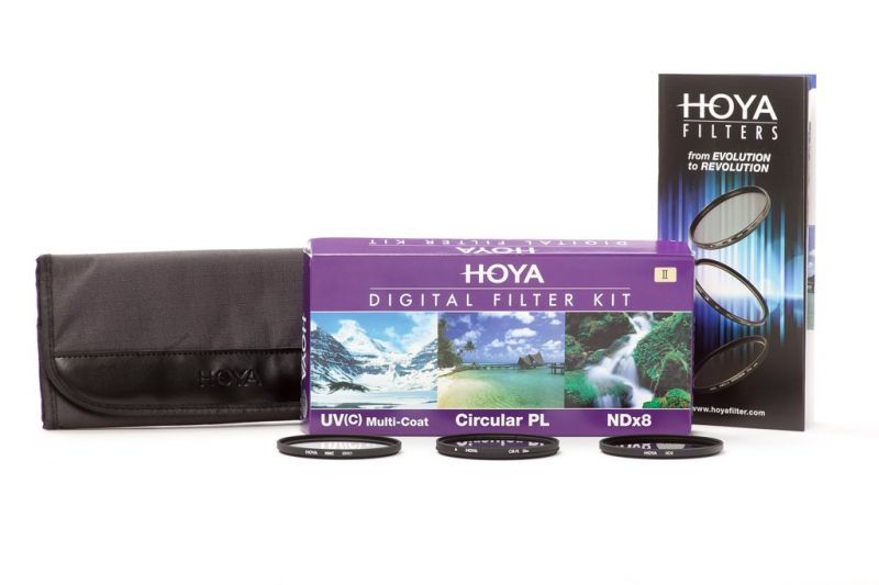Hoya 82mm Digital Filter Kit (Polarizing, NDX8, HMC UV)