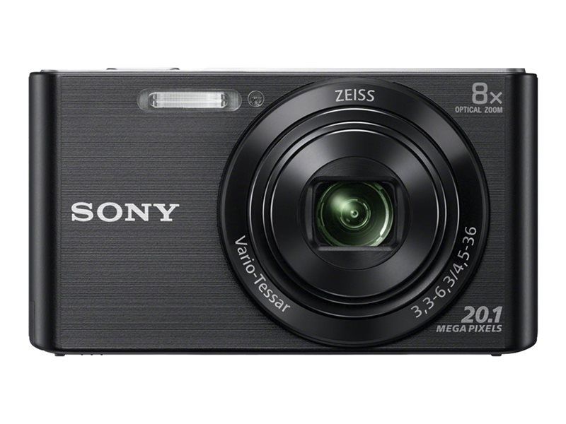 Sony Cyber-shot DSC-W830 20.1MP Compact Digital Camera - Black