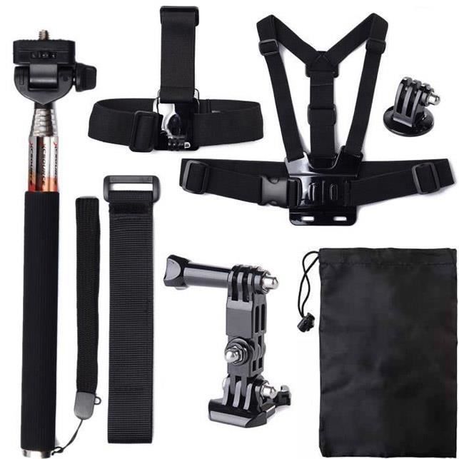 Ywey GoPro Chest Harness with Head Strap and Manfrotto Tripod Adapter OS014