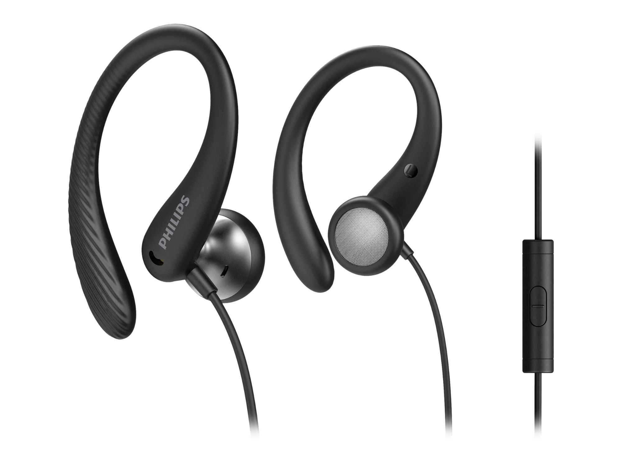 Philips TAA1105BK Earbud Headphones with Microphone - Black