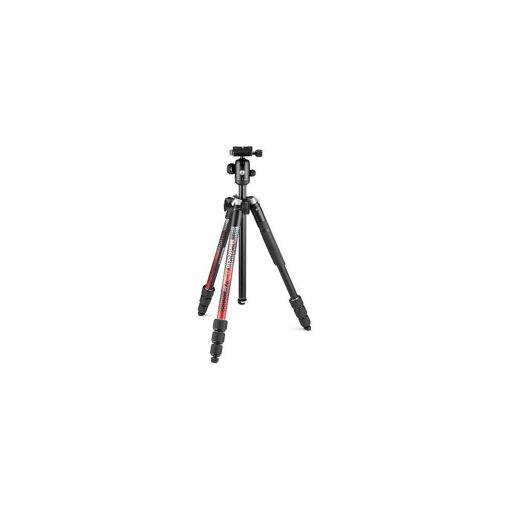 Trípode Manfrotto Elemento MII Aluminio Rojo 4 Secciones BH