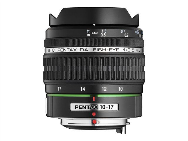 Lente zoom de ojo de pez Pentax SMC P DA - 10-17mm f/3.5-4.5 ED-IF