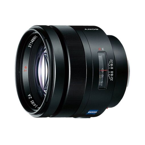 Objectif Sony SAL85F14Z - Téléobjectif - 85 mm - f/1.4 Planar T* - Montage Sony A - pour DSLR A100, A200, etc.