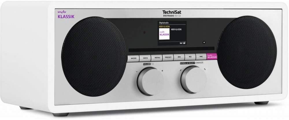 Tecnisat DigitRadio 451 CD Blanco