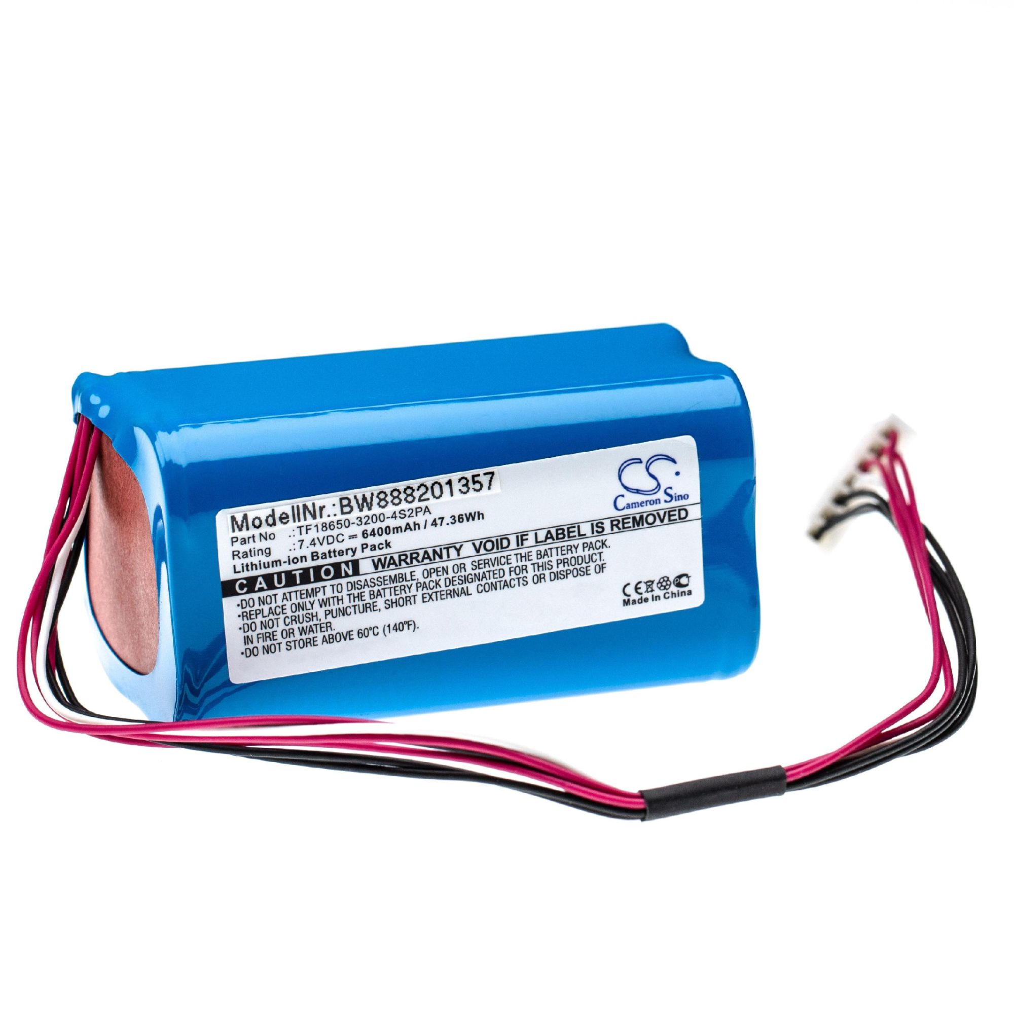 Batterie compatible Marshall Kilburn II et II V2 (6400 mAh, 7.4 V, Li-ion)
