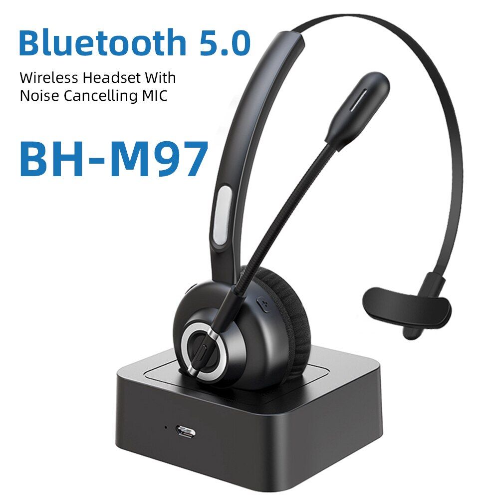 Onelook Wireless Noise-Cancelling Bluetooth Headset for Call Centers