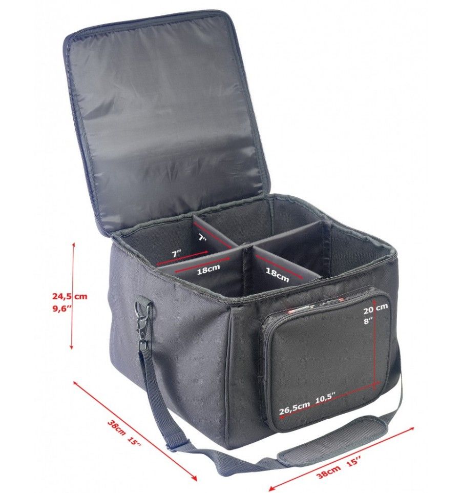Stagg Reinforced Case - Transport for 4 Lighting Devices