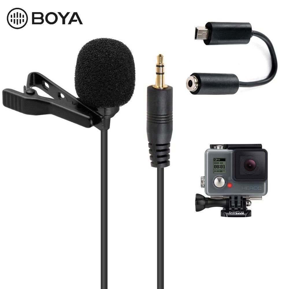 Microphone externe Boya LM20 Pro à clip sport