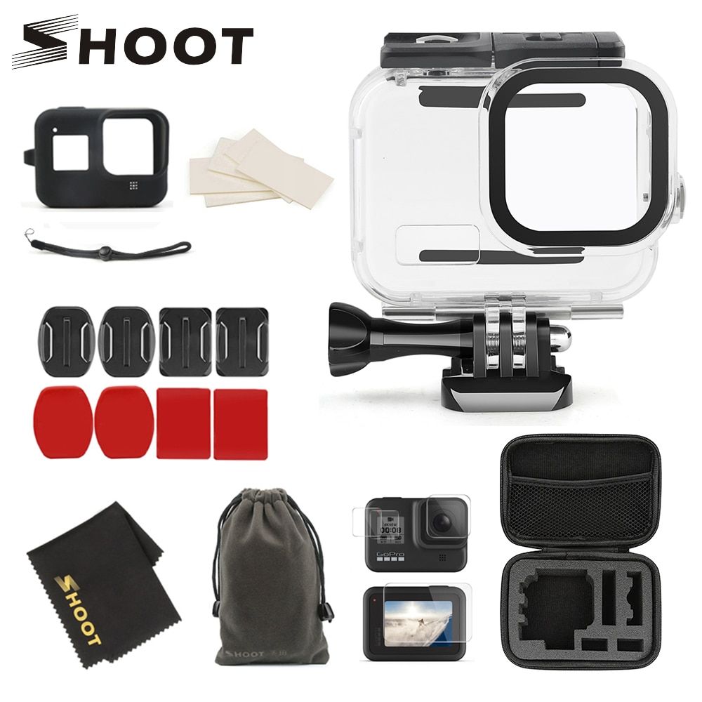 Kit Onelook para cámara de acción GoPro Hero 8 Negro con estuche impermeable y accesorios