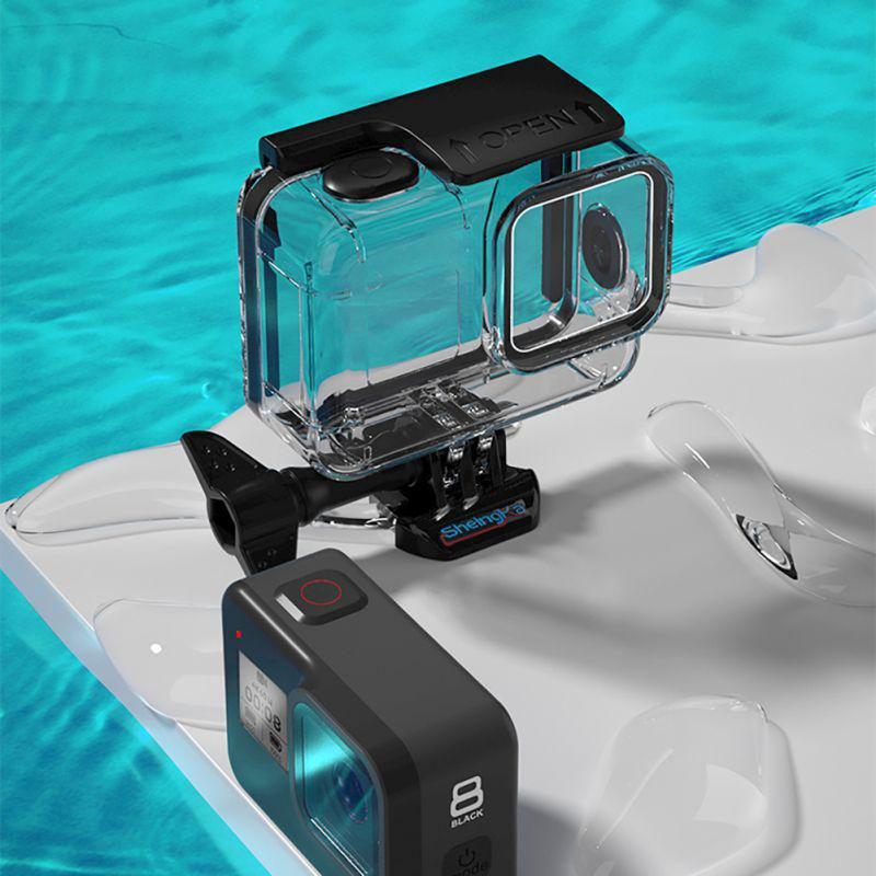 Caja impermeable y suave Onelook para GoPro Hero 8 Negro con protección de filtros