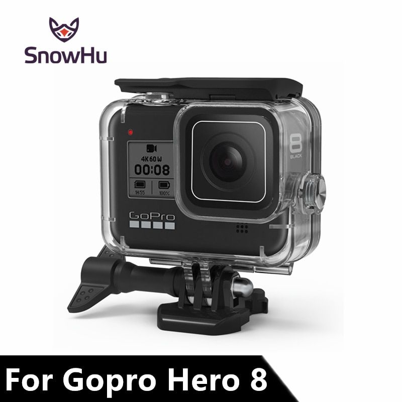 Étui étanche Onelook pour Go Pro Hero 8 - Boîtier de plongée de 45 m, protection et support pour GoPro 8 Noir Accessoire GP801
