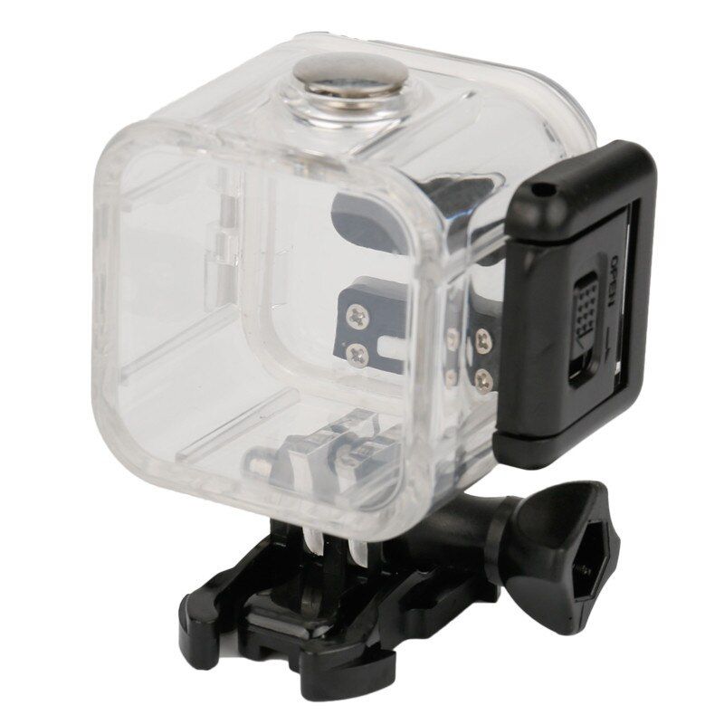 Onelook Waterproof Case for GoPro Hero 4/5 Session with Diving Protection 45M + Lanyard + Base Mount