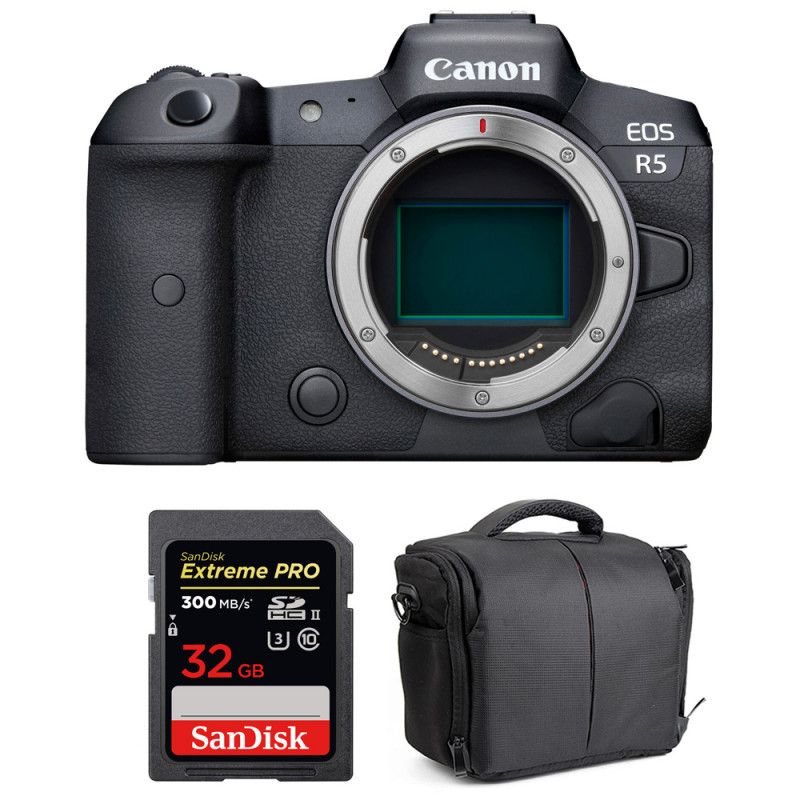 Canon EOS R5 Nu + SanDisk 32GB Extreme PRO UHS-II SDXC 300MB/s + Bag