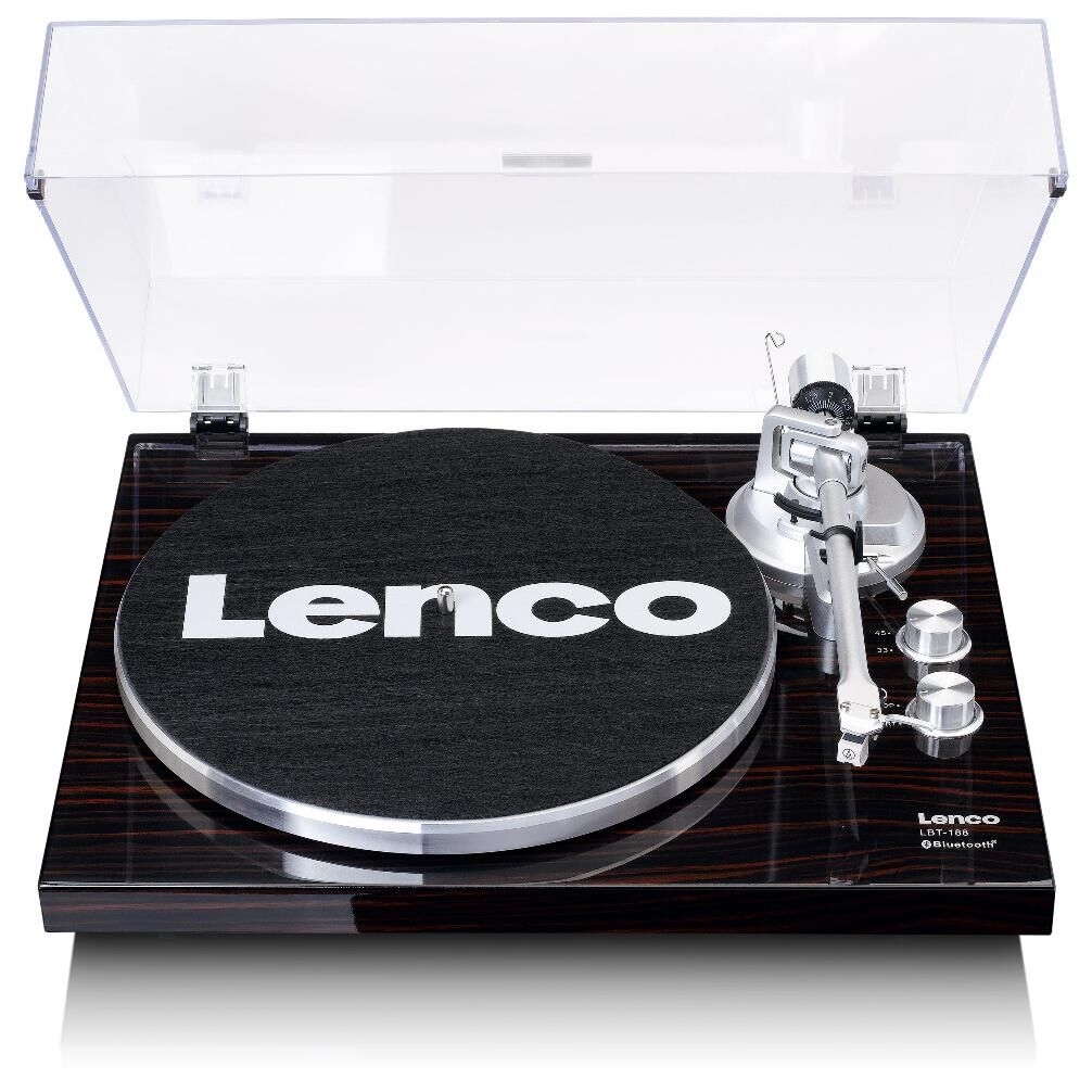 Lenco LBT-188 Belt-Driven Turntable, Walnut