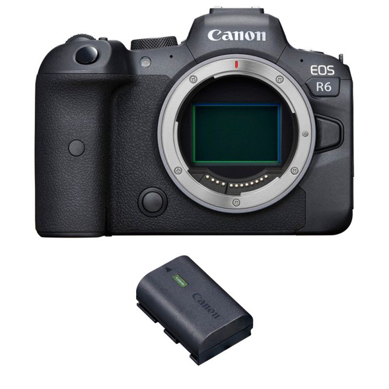 Canon EOS R6 Nu + 1 Canon LP-E6NH 2-Year Warranty