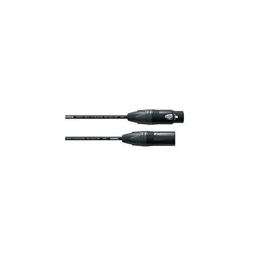 Câble Cordial CDX5-1 - Câble DMX à 5 broches, 3 connecteurs XLR mâle/femelle, 5 m