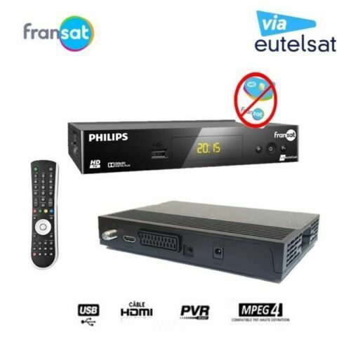 Philips DSR3031F Satellite Receiver with HDMI Cable (No Card Included)