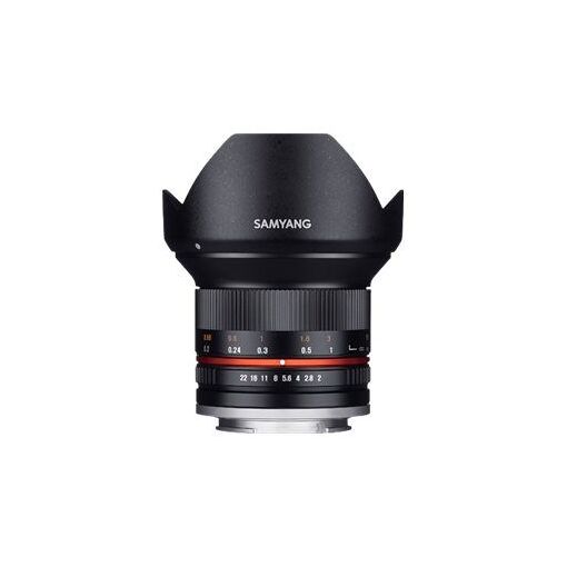 Objetivo Samyang gran angular de 12 mm f/2.0 NCS CS Micro Cuatro Tercios