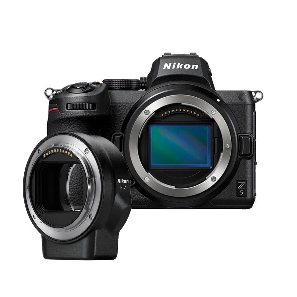 Nikon Z5 Hybrid Digital Camera Body Only + FTZ Adapter