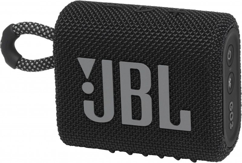 JBL Go 3 Portable Speaker - Bluetooth 5.1 - 4.2W - Black