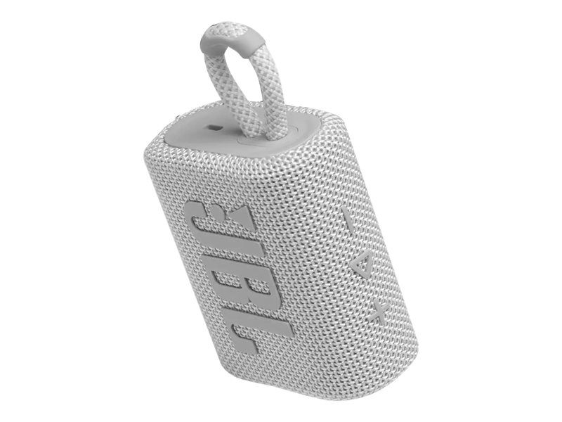 JBL Go 3 Portable Speaker - Bluetooth 5.1 - 4.2W - White